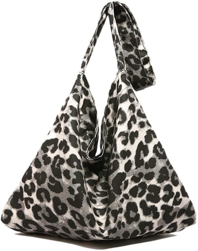 Dailygoods- Handtas Dames - Zwart Luipaardpatroon - Lichtgewicht