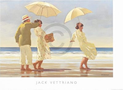 Kunstdruk Jack Vettriano - The Picnic Party 80x60cm