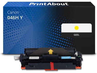 PrintAbout huismerk Toner 046H Y Geel Hoge capaciteit Geschikt voor Canon