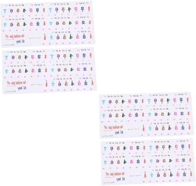 Pianotoets Stickers - Keyboard Decals - Beginners Leren - Verwijderbaar Zonder Lijm - 2 Sets - Transparant