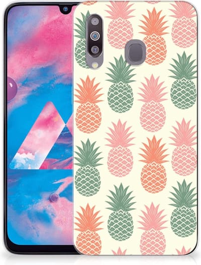 Samsung Galaxy M30 Siliconen Case Ananas