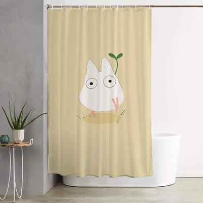 Mijn buurman Totoro Spullen voor de Badkamer Gordijn Badkamer Douchegordijnen voor Huizen Kamers Opvouwbaar Scheidingswand Accessoires Ba@0 W90XH180cm