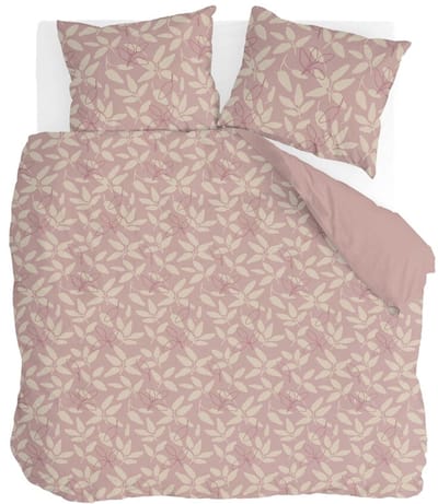 Byrklund Dekbedovertrek Fresh Garden - 200x220 - 100% Polyester - Roze