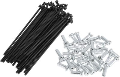 36 Set 14G Fietspaken 78mm - Duurzame Carbon Stalen Fietswiel Spaken in Zwart voor Fietsonderdelen