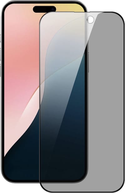 Dux Ducis - Privacy Screenprotector - Geschikt voor Apple iPhone 16 - Tempered Glass - Zwart