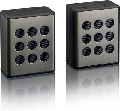 Draagbare Stereo Speakerset met Bluetooth - 2.0 Draadloos Geluid voor Thuis en Onderweg