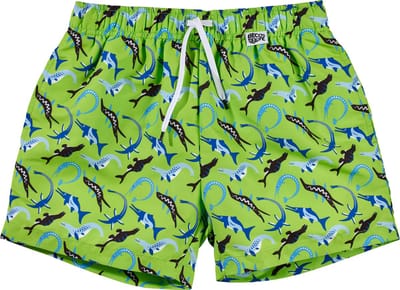 BECO ocean dinos zwemshorts voor kinderen - groen - maat 80-86