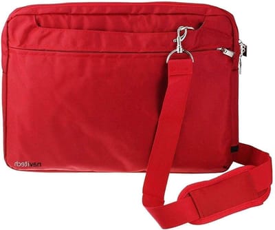 Draagbare Tas - Opbergtas - Media Transport - Waterbestendig Materiaal - 33 x 26 x 3 cm - Rood