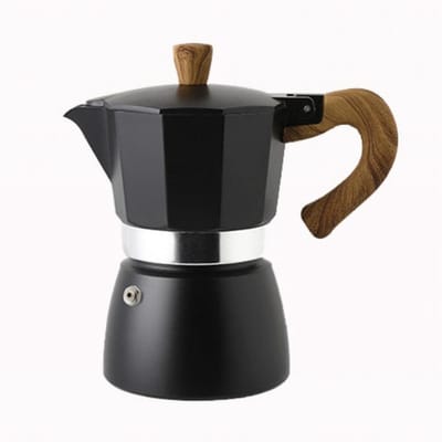 Kookplaat Espresso Maker - Moka Pot Koffiezetapparaat - Italiaanse Koffie Zetten - Draagbaar 150ml Aluminium