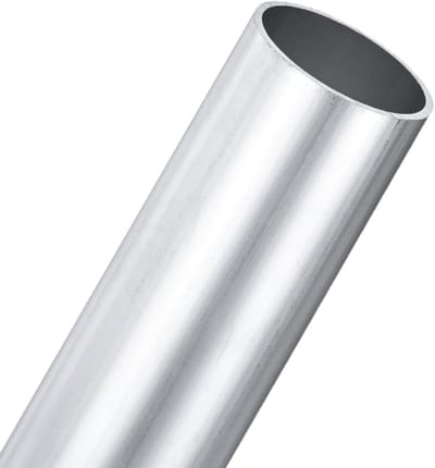 Aluminium Ronde Buis - Naadloze Pijp - Bouw en Hobby - Duurzaam 6063 Materiaal - 100 mm Lengte - Zilver
