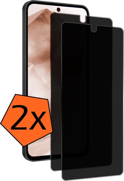 Screenprotector - 2 Stuks - Geschikt voor Samsung Galaxy A55 - Privacy Filter - Gehard Glas - Beschermglas - Tempered Glass - Screen Protector