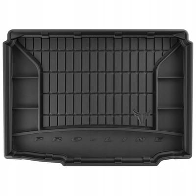 FROGUM Kofferbakmat - Rubber - Geschikt voor SKODA FABIA II (2006-2014) - Hatchback - Organizer functie - Zwart