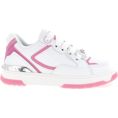 Versace Mehrkleurige Kalfsleer Sport Sneakers