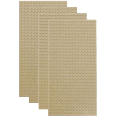 Plaque de Base Brique 16x32 4 pièces Fonctionne Avec featuring Mainstream s Play Jouet Créatif pour ENFANTS Pièces Jointes 4pcs16x32 kaki