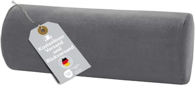 Ergonomisch Nekrol Kussen van Visco-Schuim voor Nek, Knie en Yoga - Ø 15 x 40 cm