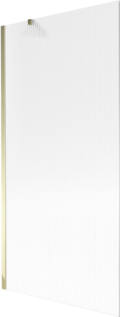 Mexen Next badwand scherm 1-delig 90 x 150 , strepen, goud - 895-090-000-00-09-50