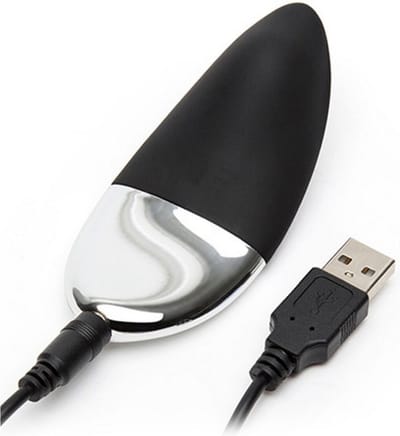 Fifty Shades of Grey Relentless Vibrations Remote Control Panty Vibrator - Zwart/Zilver