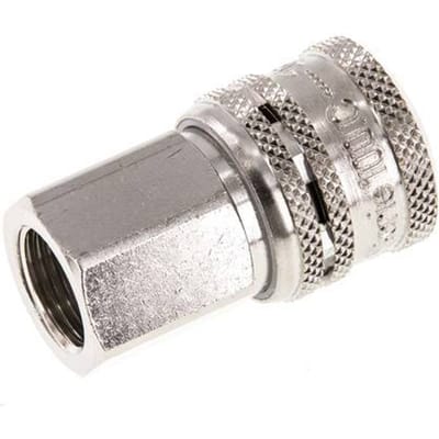 Staal/Messing DN 7.2 (Euro) Safety Luchtkoppeling Snelkoppeling G 3/8 inch Binnendraad - CLS7-F-EN-SE-038