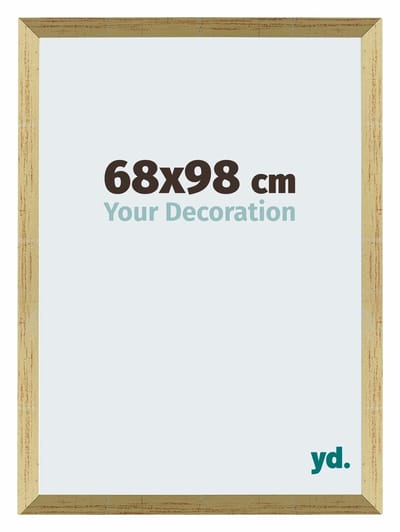 Your Decoration - Puzzellijst 68x98 cm - Goud Glans - Puzzellijst 1500-2000 stukjes - MDF Fotolijst - Mura