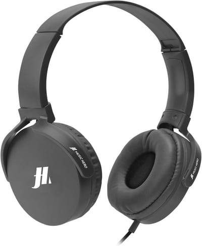 SnelShoppen - Wired Earbuds met draaibare zachte oorkussens, 3.5mm jackplug, geïntegreerde microfoon voor smartphone, PC, tablet en meer