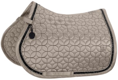 Eskadron Zadeldek Mattgloss Contrast Jewel Platinum 26/27 Full Pale grey