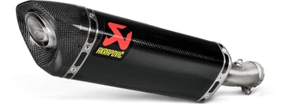 Akrapovic Line Carbon Ninja 400 18 Ref:s-k4so6-apc Niet Gehomologeerde Slip-on Uitlaatdemper Zwart Not Homologated