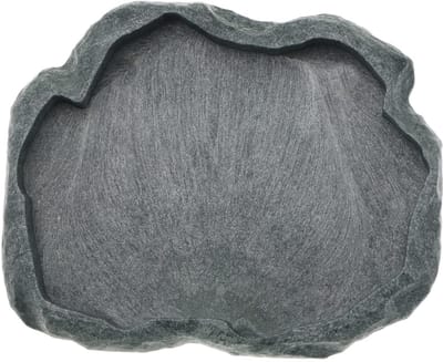 Cosensi- Waterbak M - Reptielen Feeder - Hars - Schokbestendig - Duurzaam - Milieuvriendelijk - 18,5 x 15 x 2,2 cm - Reptielenvoerbak