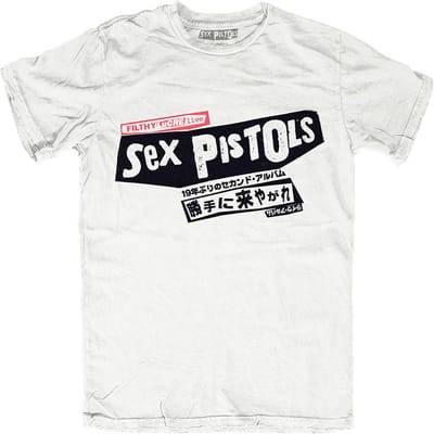 Sex Pistols - Filthy Lucre Japan Heren T-shirt - S - Wit