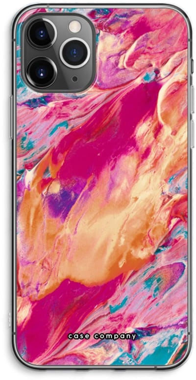 Case Company® - Hoesje geschikt voor iPhone 11 Pro Max hoesje - Pastel Echoes - Soft Cover Telefoonhoesje - Bescherming aan alle Kanten en Schermrand