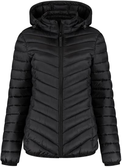 Kjelvik Outdoorjas Sanna Zwart