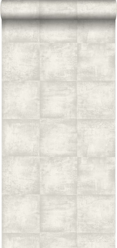 ESTAhome behang betonlook lichtgrijs - 53 cm x 10,05 m - 138202