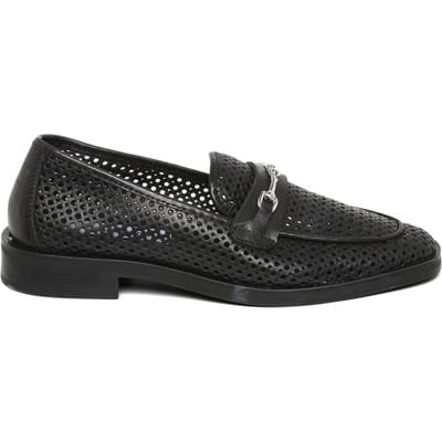 Steve Madden Nafisa Flat Shoes Black Leather Taglia: 36 | Mocassini Outlet | Donna | Nero