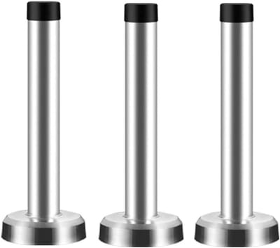 Deurstopper - Deurhouder - Deuren Op Hun Plek Houden - Roestvrij Staal - 75mm - Geborsteld Nikkel