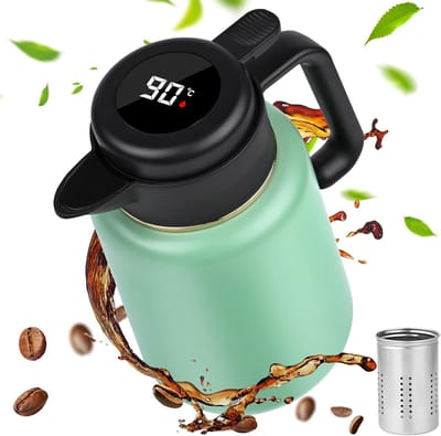 Lexium Thermoskan 1,5 Liter - Isoleerkan - Koffiekan - 1,5 Liter - Warme en Koude Dranken - Koffie, Thee en Koude Dranken