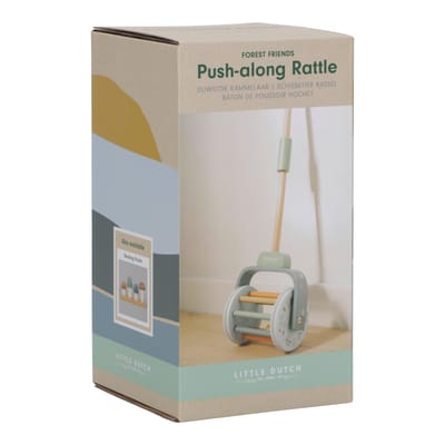Little Dutch Duwstok Forest Friends FSC Baby- en peuterspeelgoed Badspeelgoed Houten speelgoed