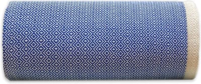 Lantara Plaid Katoen Diamant - Lapis Blauw - 190x300cm