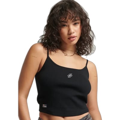 Superdry Dames Code Essential tanktop met bandjes