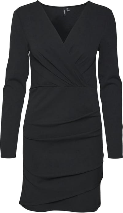 VERO MODA - VMDINNA L/S SHORT DRESS JRS LCS ES - Dames - Maxi jurken