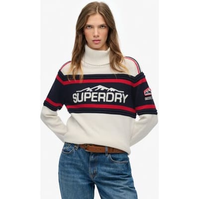 Superdry Apres Ski Coltrui White Grootte: 36