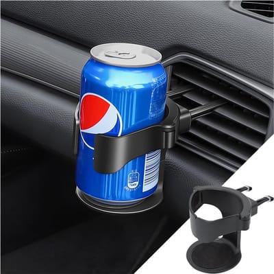 Dailygoods- Bekerhouder Auto - Verstelbaar - Multifunctionele Flessenhouder - Antislip - Geschikt voor Bekers tot 8 cm - Duurzaam Materiaal - Drankhouder