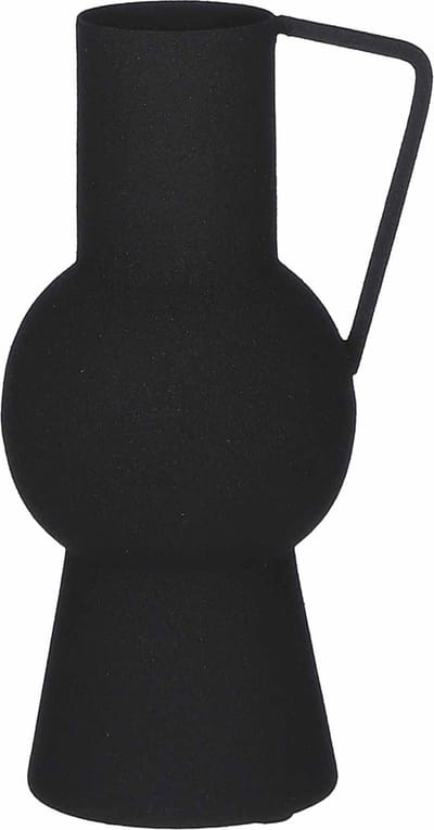 Mica Decorations Mauri Vaas - L13 x B10,5 x H23 cm - Zwart