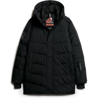 Superdry - City chevron gewatteerde parka - Heren - Gewatteerde jassen
