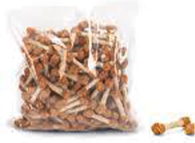 beeztees hondensnack lolipops met rijst en kip - 168 stuks - geen kleurstoffen - geen smaakstoffen - zeer lekker,