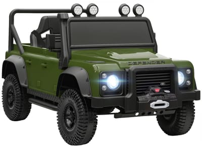 AIYAPLAY Kinderen Rijden op Off-road Speelgoedtruck Kunststof, Staal 115L x 61B x 61H cm Groen