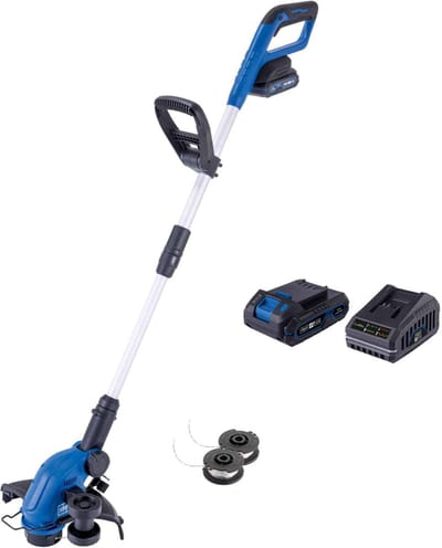 Scheppach Accu Grastrimmer C-LT300-X - 20V - Snijbreedte: 300mm - inclusief 2 draadspoelen, 2.0 Ah accu & lader