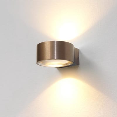 Artdelight - Wandlamp Hudson Ø 11 cm licht brons
