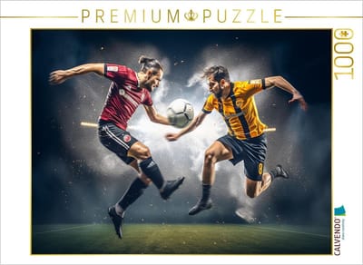 Puzzel Voetbal - Legpuzzel 1000 - Ontspannen Vrije Tijd - Gedetailleerde Illustratie - 63.5 x 48.3 cm