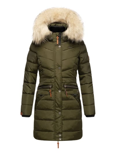 Navahoo Dames Winterjas Paula – Extra Warm, Waterafstotend & Met Afneembare Bontkraag