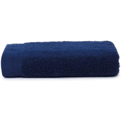 The One Towelling Organic Handdoek - 50 x 100 cm - Hoge vochtopname - Met ophanglus - 550 gr/m² - 100% Organisch katoen - Marineblauw