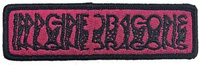Imagine Dragons - Blurred Logo Patch - Rood/Zwart